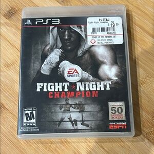 Sony PS3 Fight Night Champion - Black and Red